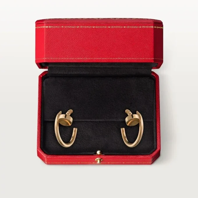 Pendientes de aro Juste Un Clou, oro amarillo | Cartier EE. UU.