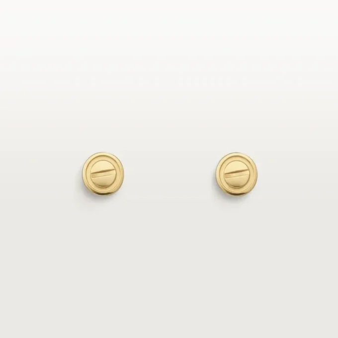 Pendientes de botón Love en oro amarillo | Cartier EE. UU.