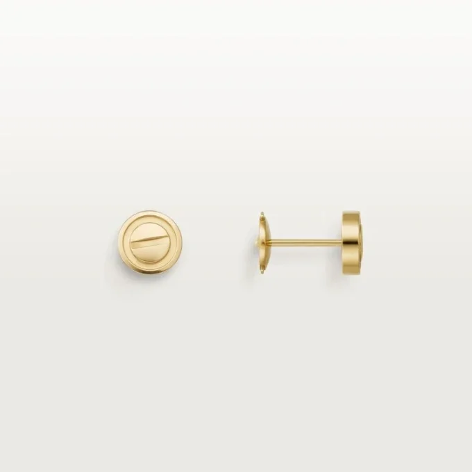 Pendientes de botón Love en oro amarillo | Cartier EE. UU.