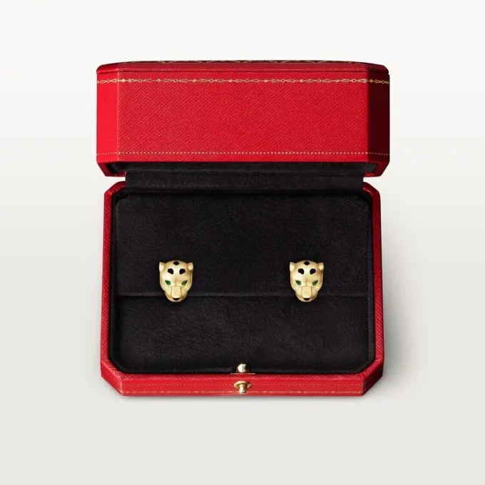 Pendientes de botón Panthere de Cartier