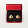 Pendientes de botón Panthere de Cartier