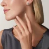Pendientes de botón Panthere De Cartier, con pavé