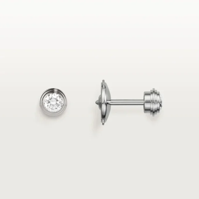 Pendientes Diamants Legers, mm – Oro blanco, diamantes – Cartier