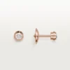 Pendientes Diamants Légers, mm – Oro rosa, diamantes – Cartier