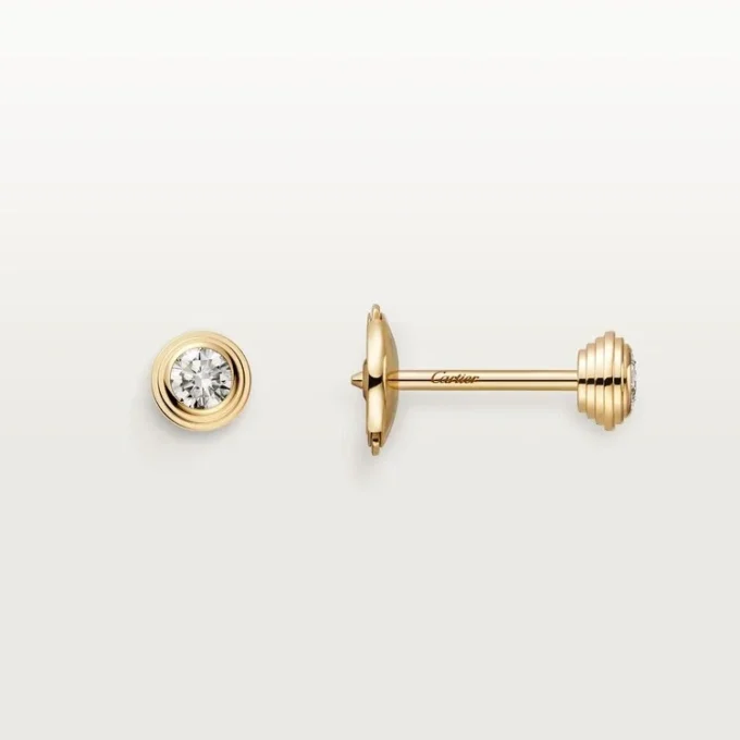 Pendientes Diamants Légers – Oro amarillo, diamantes – Cartier