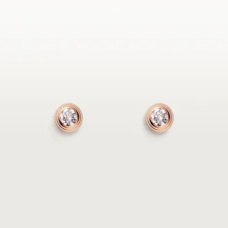 Pendientes Diamants Légers – Oro rosa, diamantes – Cartier