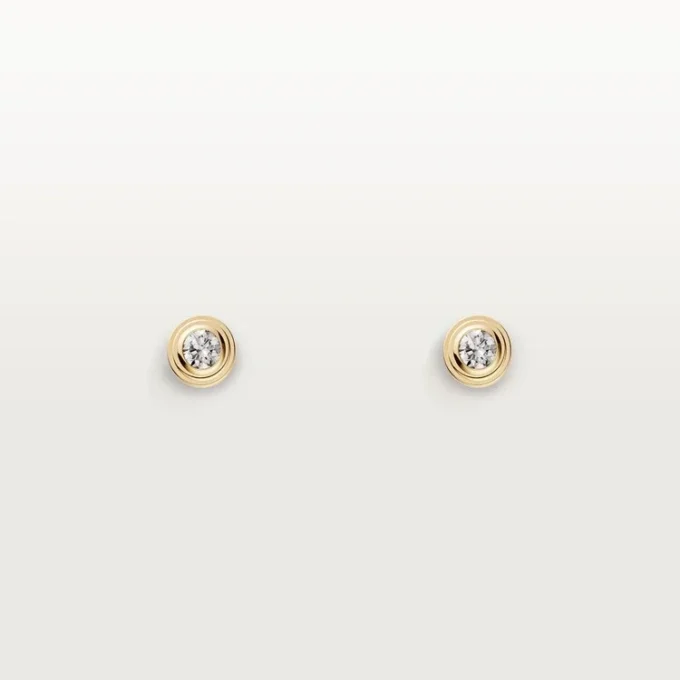 Pendientes Diamants Légers XS – Oro amarillo, diamantes – Cartier