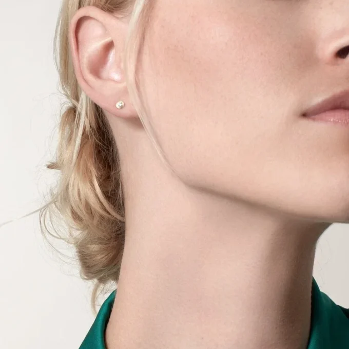 Pendientes Diamants Légers XS – Oro amarillo, diamantes – Cartier