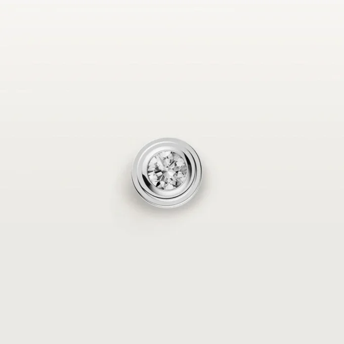 Pendientes Diamants Légers XS – Oro blanco, diamantes – Cartier