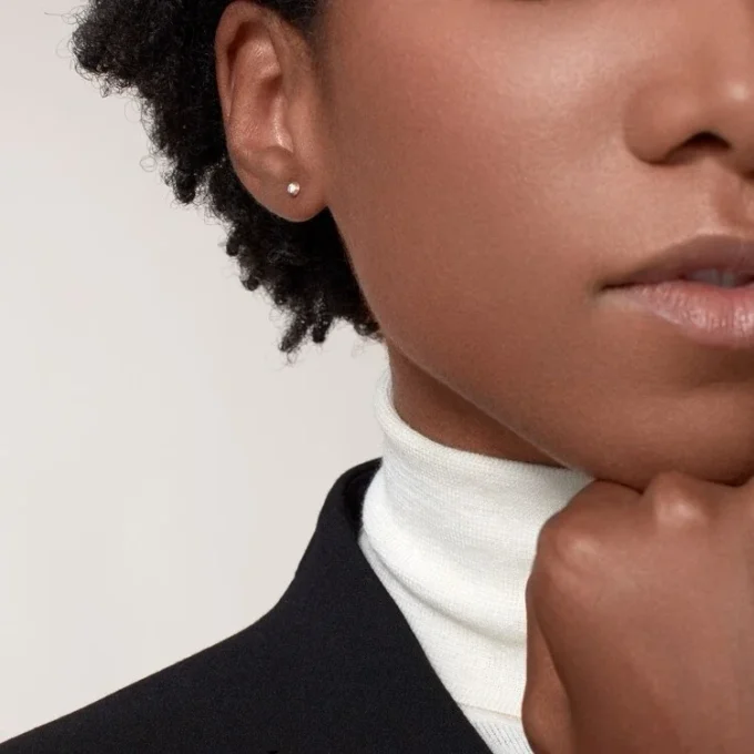 Pendientes Diamants Légers XS – Oro rosa, diamantes – Cartier