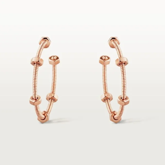Pendientes Ecrou De Cartier – Oro rosa – Cartier