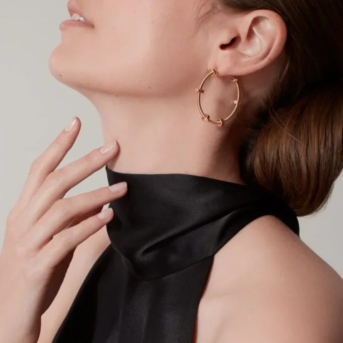 Pendientes Ecrou De Cartier – Oro rosa – Cartier