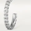 Pendientes Etincelle De Cartier, modelo pequeño – Oro blanco, diamantes – Cartier