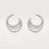Pendientes Etincelle de Cartier – Oro blanco, diamantes – Cartier