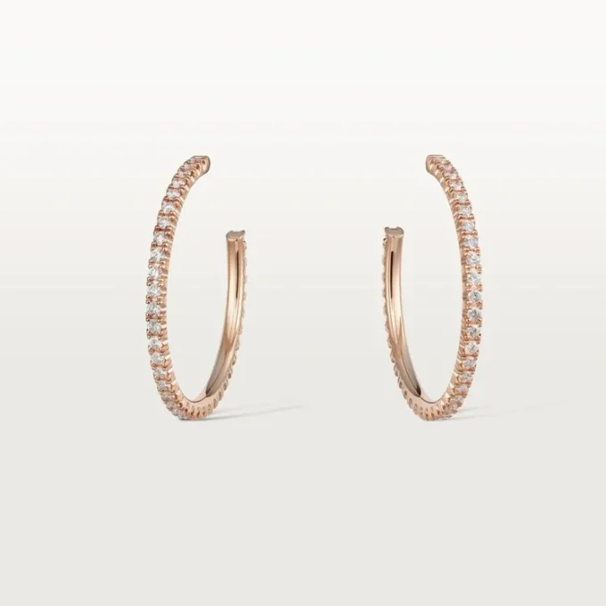 Pendientes Etincelle De Cartier – Oro rosa, diamantes – Cartier