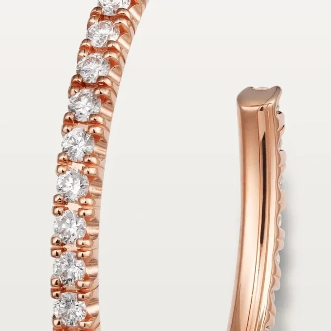 Pendientes Etincelle De Cartier – Oro rosa, diamantes – Cartier