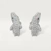 Pendientes Faune Et Flore De Cartier, con pavé
