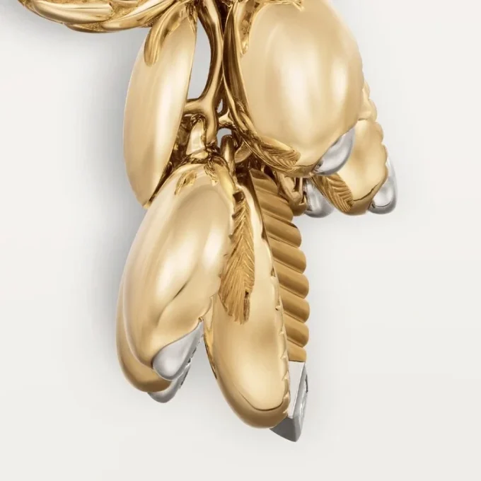 Pendientes Grain De Café, diamantes