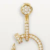 Pendientes Juste Un Clou, dobles, con pavé