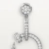 Pendientes Juste Un Clou, dobles, con pavé