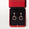 Pendientes Juste Un Clou, dobles, con pavé