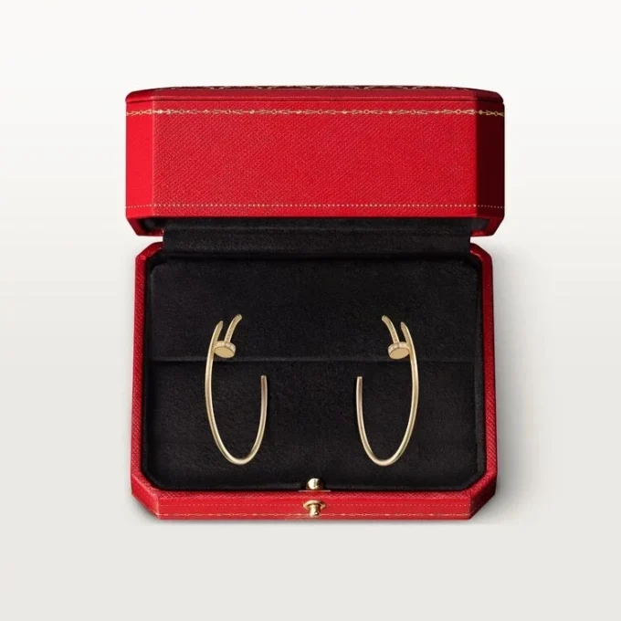 Pendientes Juste Un Clou – Oro amarillo, diamantes – Cartier