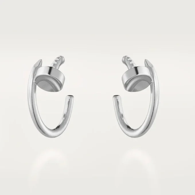 Pendientes Juste Un Clou – Oro blanco – Cartier