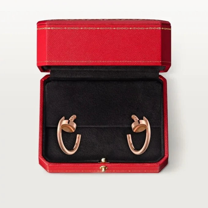 Pendientes Juste Un Clou – Oro rosa – Cartier