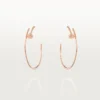 Pendientes Juste Un Clou – Oro rosa, diamantes – Cartier