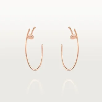 Pendientes Juste Un Clou – Oro rosa, diamantes – Cartier