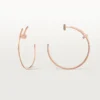 Pendientes Juste Un Clou – Oro rosa, diamantes – Cartier