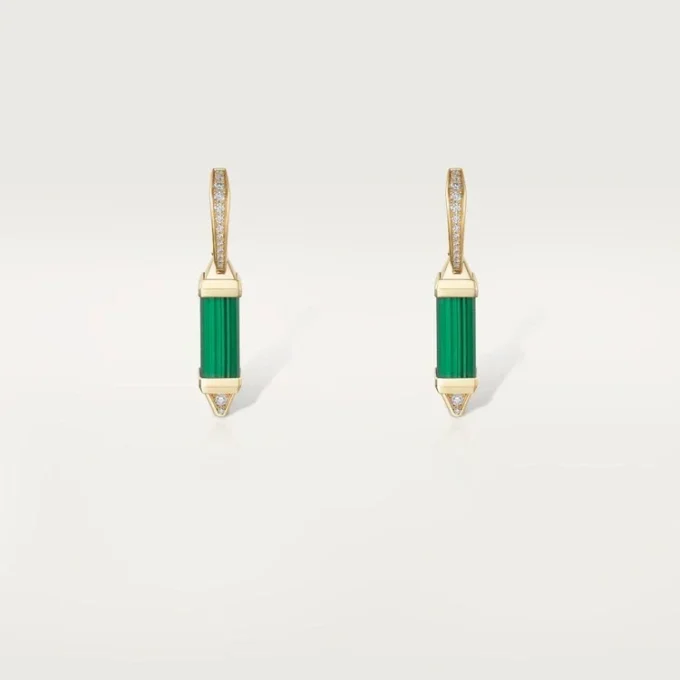 Pendientes Les Berlingots De Cartier, diamantes