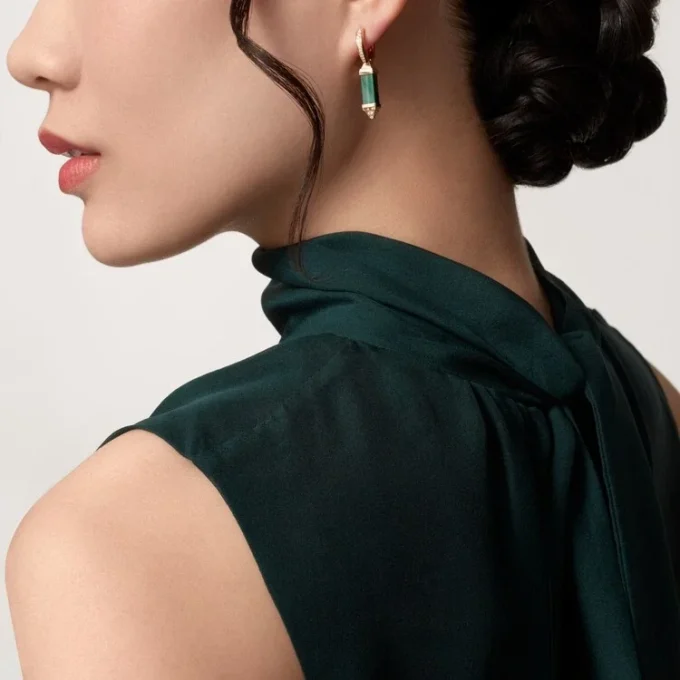 Pendientes Les Berlingots De Cartier, diamantes