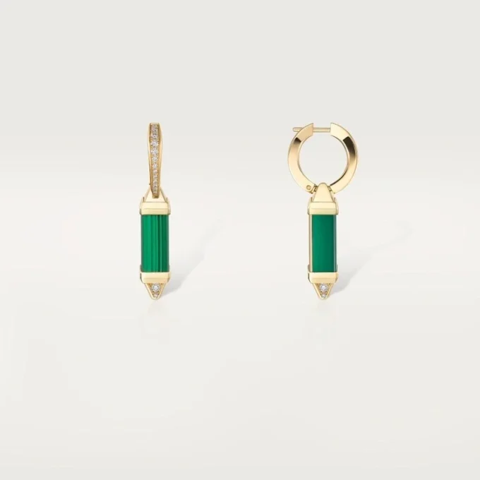 Pendientes Les Berlingots De Cartier, diamantes