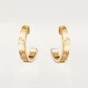 Pendientes Love Hoop – Oro amarillo, modelo pequeño | Cartier EE. UU.