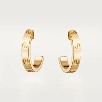 Pendientes Love Hoop – Oro amarillo, modelo pequeño | Cartier EE. UU.