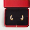 Pendientes Love Hoop – Oro amarillo, modelo pequeño | Cartier EE. UU.