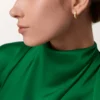 Pendientes Love, multiuso, con medio pavé