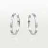 Pendientes Love – Oro blanco – Cartier