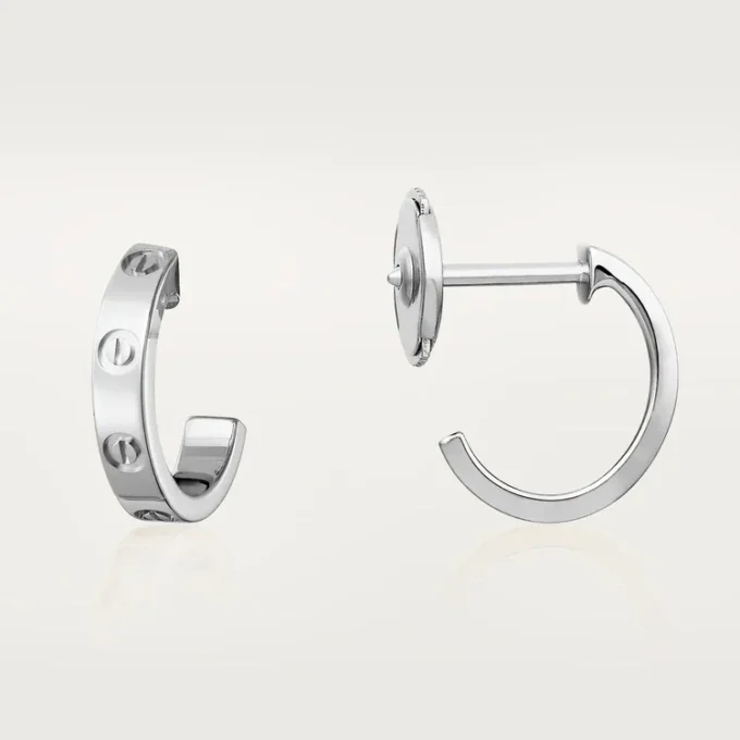 Pendientes Love – Oro blanco – Cartier
