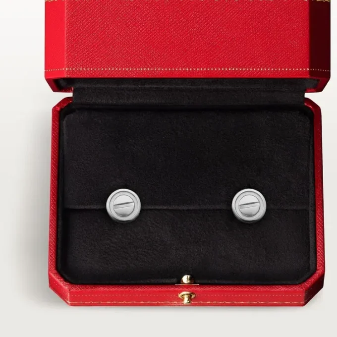 Pendientes Love – Oro blanco – Cartier