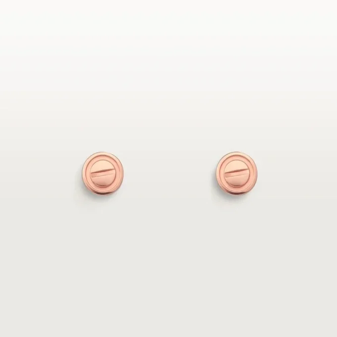 Pendientes Love – Oro rosa – Cartier