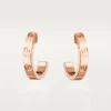 Pendientes Love – Oro rosa – Cartier