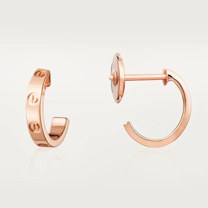 Pendientes Love – Oro rosa – Cartier