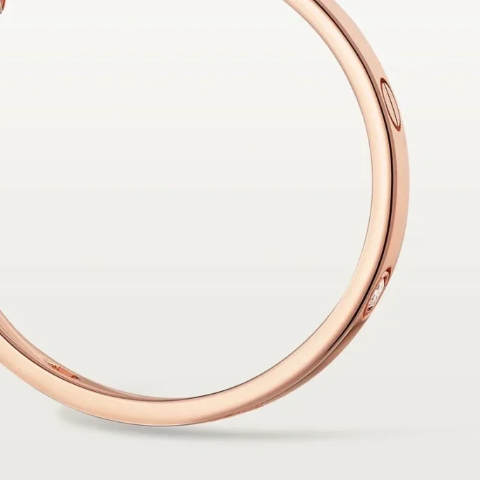 Pendientes Love – Oro rosa, diamantes – Cartier
