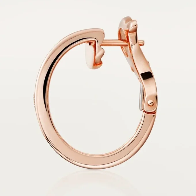 Pendientes Love – Oro rosa, diamantes – Cartier