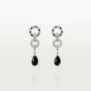 Pendientes Panthere de Cartier, con pavé