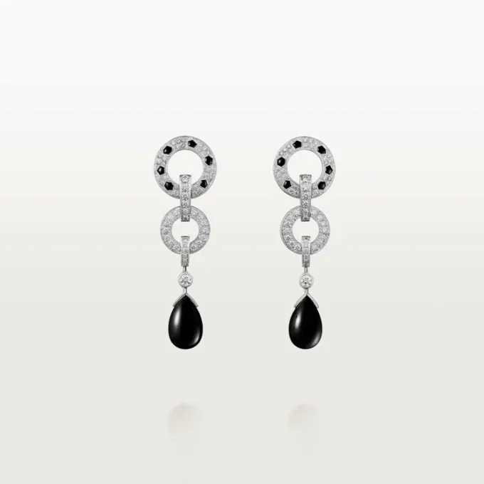 Pendientes Panthere de Cartier, con pavé