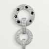 Pendientes Panthere de Cartier, con pavé