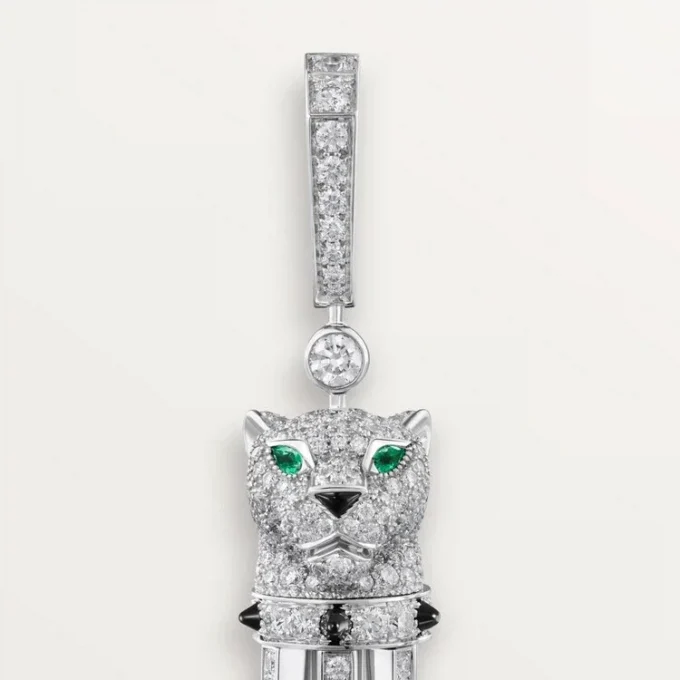 Pendientes Panthere de Cartier, con pavé